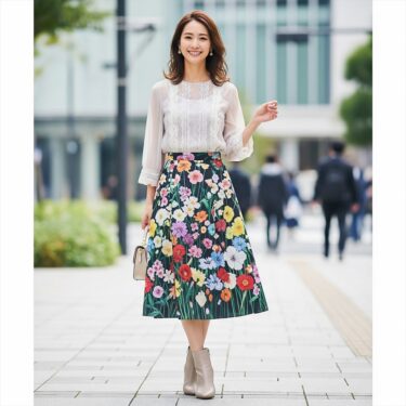 30代OLのための「透け感ブラウス」×「柄スカート」洗練コーデ術10選 まとめ